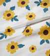 Product: Cotton Weighted Blanket Duvet Cover | Color: Sunflower Field of Dreams