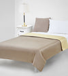 Product: Cotton Weighted Blanket Duvet Cover | Color: Sateen Bronze-Khaki Reversible_