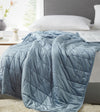 Product: Sherpa Fleece Weighted Blanket | Color: Blue