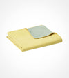 Product: Cotton-Polyester Weighted Blanket Duvet Cover | Color: Reversible Yellow Green
