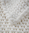 Product: Knitted Weighted Blanket | Color: White_
