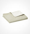 Product: Cotton-Polyester Weighted Blanket Duvet Cover | Color: Reversible Avocado White