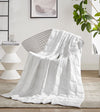 Product: Cooling Bamboo Weighted Blanket | Color: White_