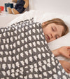 Product: Kids Original Cotton Weighted Blanket | Color: Penguin_