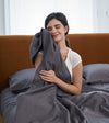 Product: Cooling Weighted Blanket Duvet Cover | Color: Charcoal