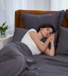 Product: Cooling Weighed Blanket Duvet Cover | Color: Charcoal