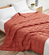 Product: Cooling Bamboo Weighted Blanket | Color: Caribbean Sunset_