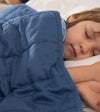 Product: Kids Original Cotton Weighted Blanket | Color: Monaco Blue_