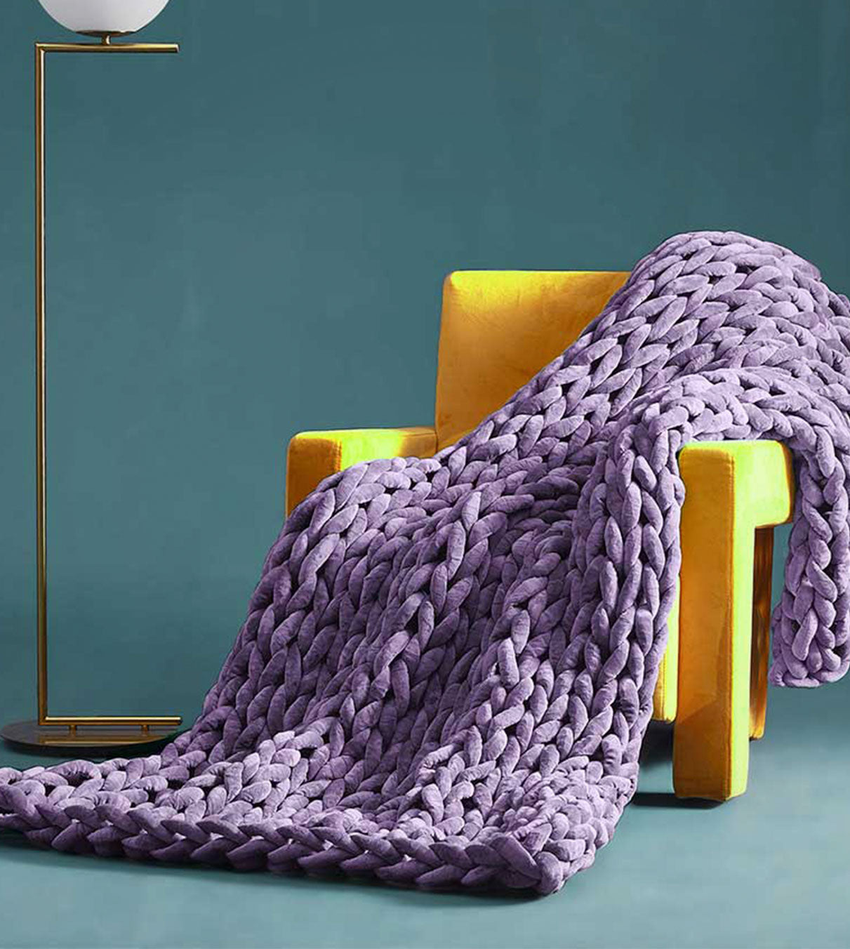 YNM Velvet Knitted Weighted Blanket YNM