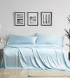Product: Cooling Bamboo Twill Sheet Set | Color: Light Blue