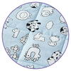 Product: Kids Original Cotton Weighted Blanket | Swatch: Blue Animal Party
