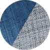 Product: Cotton-Linen Weighted Blanket Duvet Cover | Swatch: Reversible Blue Grey
