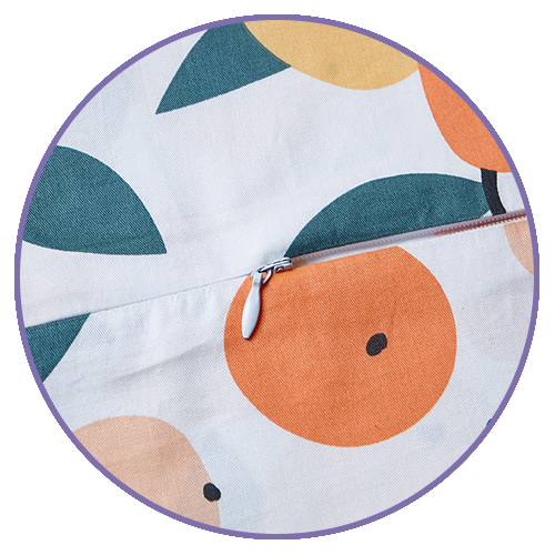 Product: Cotton Weighted Blanket Duvet Cover | Swatch: Peachy Keen