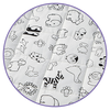 Product: Kids Original Cotton Weighted Blanket | Swatch: White Animal Party