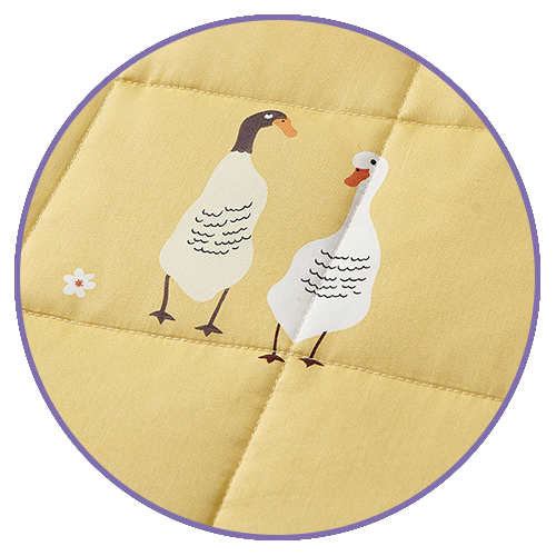 Product: Original Cotton Weighted Blanket | Swatch: White Goose