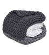 Product: Knitted Chunky Throw | Color: Gradient Grey