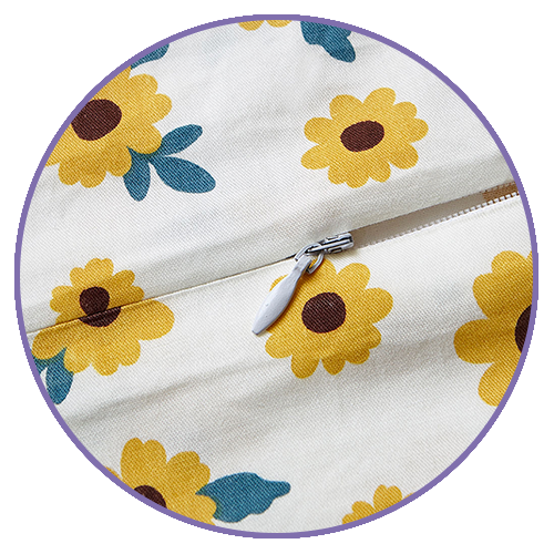 Product: Cotton Weighted Blanket Duvet Cover | Swatch: Sunflower Field of Dreams