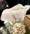 Product: Knitted Chunky Throw | Color: Pure White